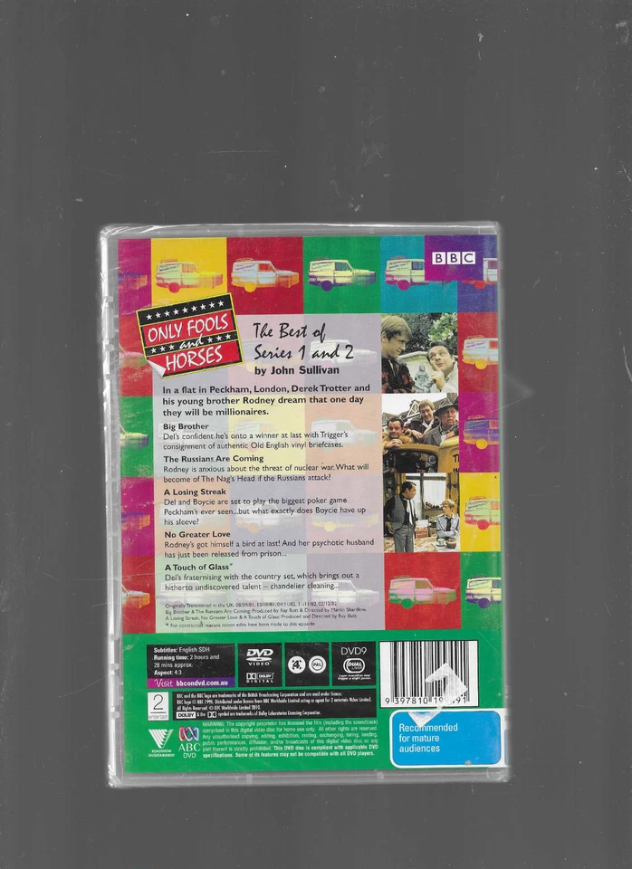 NOVO/SELADO: DVD BBC Only Fools and Horses The Best Of Series 1 e 2 - Imagem 2 de 2
