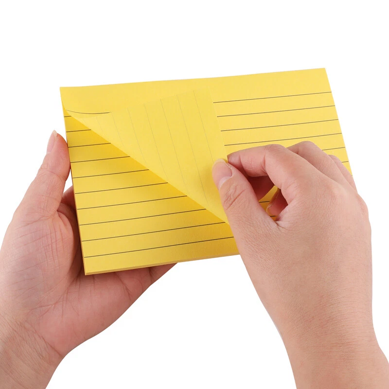 A6 Size Office Premium Sticky Notes, 4 x 6 inches, Yellow 50