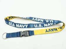 U.S. Navy USA Military Detachable Printed Lanyard Key Chain