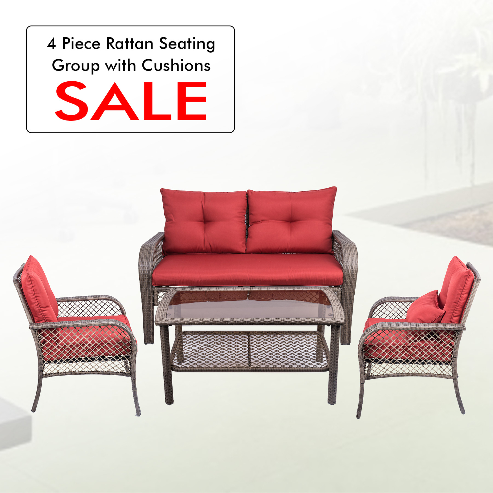 Corfu Armchair All Weather Outdoor Furniture With Cushion Charcoal By Keter For Sale Online Ebay