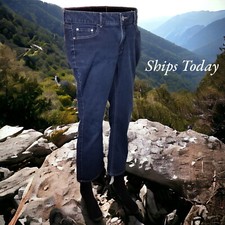 Lee Riders Women's Size 36 36X28 73 Cotton Blue Denim Boot Cut Jeans 10953