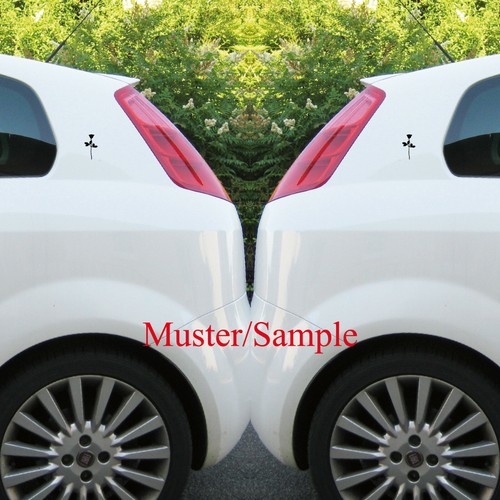 Rose 6cm schwarz Handy Auto Tür Fenster Deko Folie Depeche Mode Aufkleber Tattoo - 第 3/4 張圖片