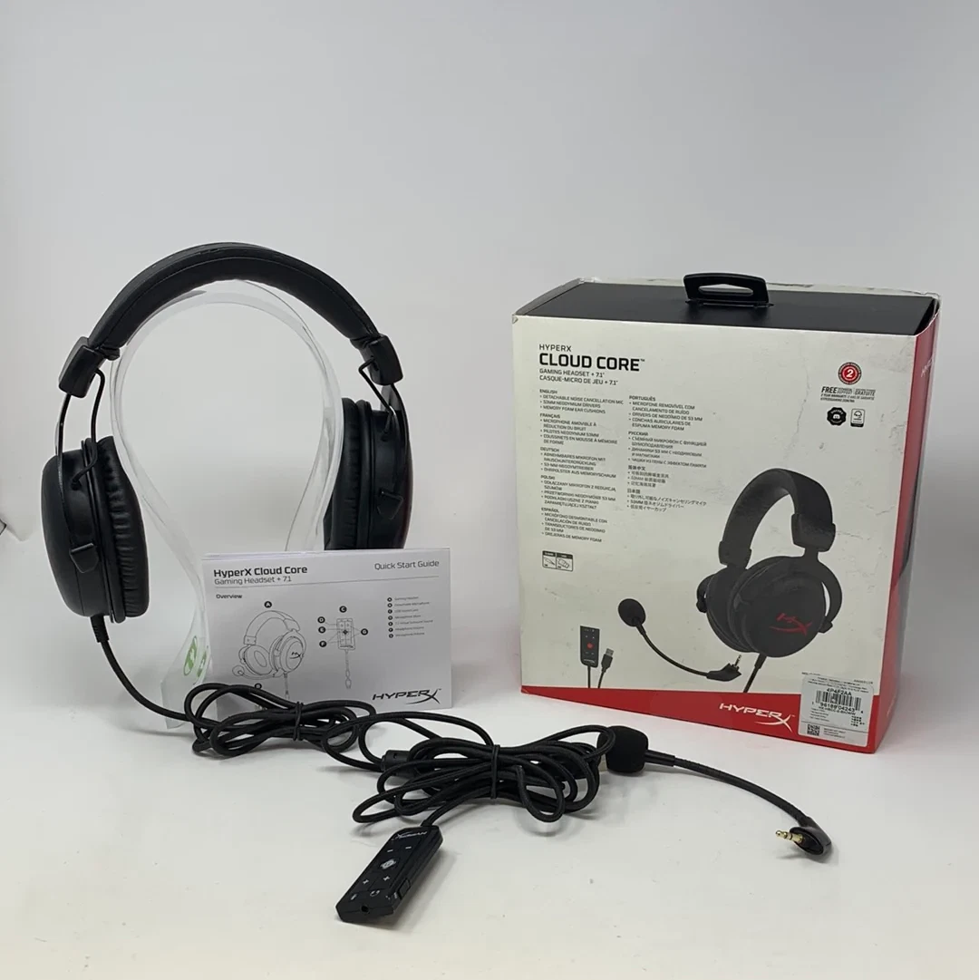 HyperX Cloud Core 7.1 Surround Sound Gaming Headset eBay