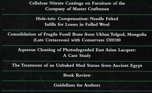 Conservation Wool Furniture Coatings Fossil Bone Cleaning Lacquer Mud Statue Art - Picture 2 of 3