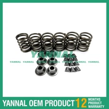 For Yanmar 3TNV82 Valve Spring Kit Seat With Cotter ( Fit one engine )