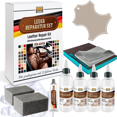 Leder Reparatur Set M-Benz Nappa savannenbeige-Lederfarbe für Leder. Kit.