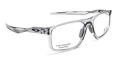 Oakley Bat Flip OX8183-0256 Grey Shadow Unisex Square Eyeglass