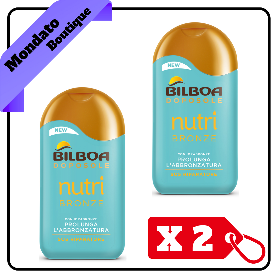 BILBOA DOPOSOLE NUTRI BRONZE CON VITAMINA C 200 ML (X 2)