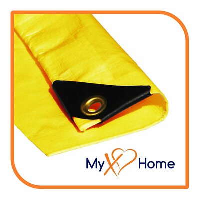 18 x 24 Yellow Color 12 Mil Heavy Duty Tarp / Canopy