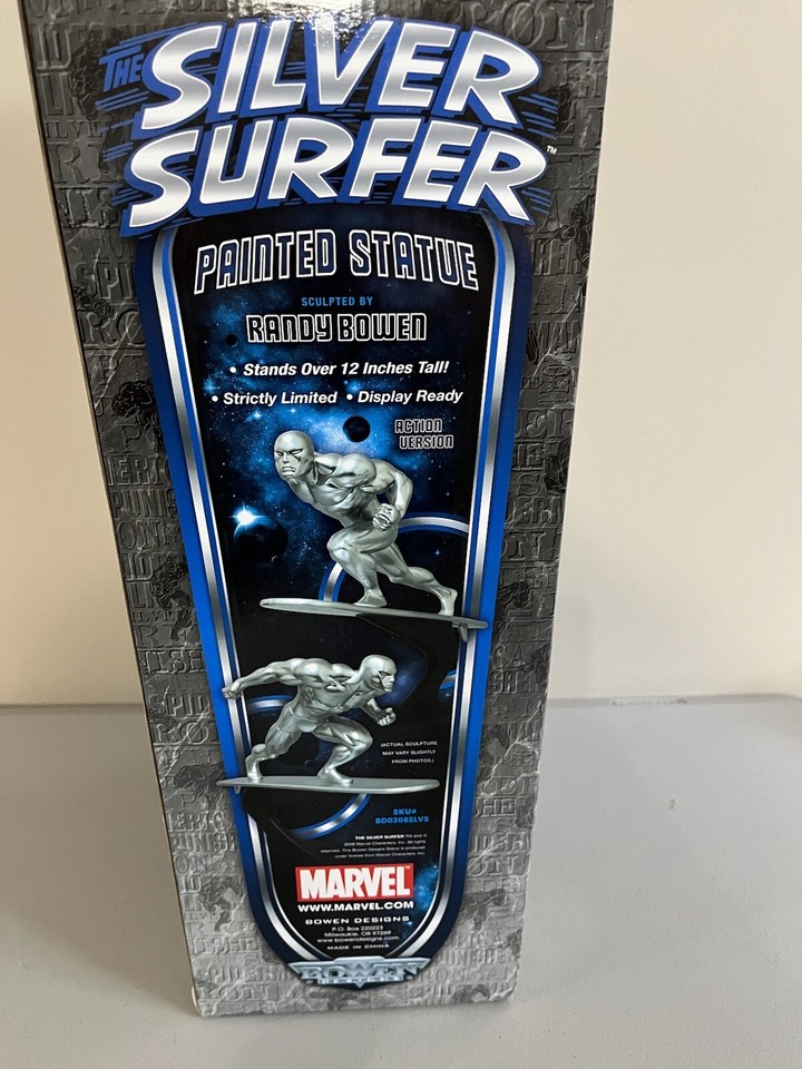 Bowen Silver Surfer CHROME Full Sized Open Hand Statue