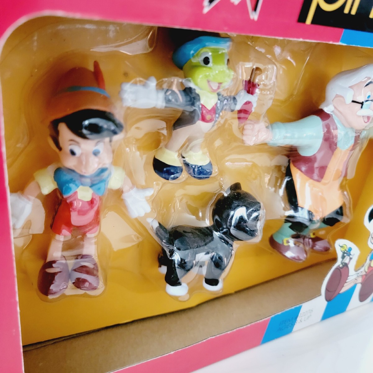 Walt Disney JusToys Bend-Ems Pinocchio 4 Piece Set Rare | eBay
