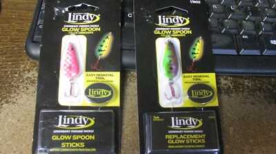Lindy glo spoons, 2 sizes, 2 colors, free shipping