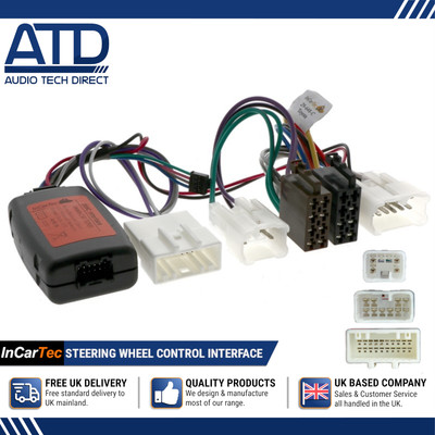 Steering Wheel Interface ISO For Toyota Daihatsu Scion Adapter Plug SWC-29648 AT
