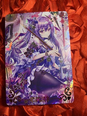 KEQING Genshin Impact Goddess Story Sexy Anime Girl Foil ACG Card