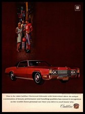 1969 Cadillac Fleetwood Eldorado Football Player With Parents Vintage Print Ad