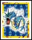POKEMON SERIES 1, MERLIN TOPPS STICKER # 130, GYARADOS, YEAR 1999