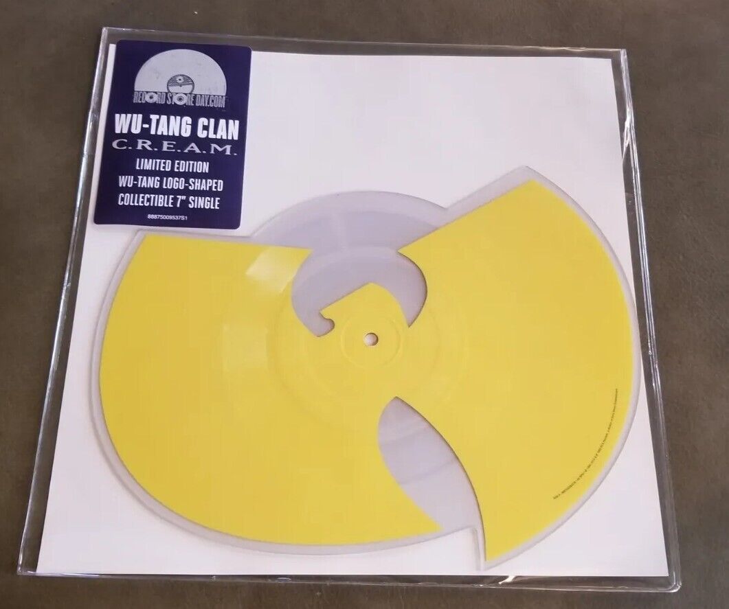 C.R.E.A.M./ DA MYSTERY OF CHESSBOXIN (YELLOW WU-TANG LOGO SHAPED