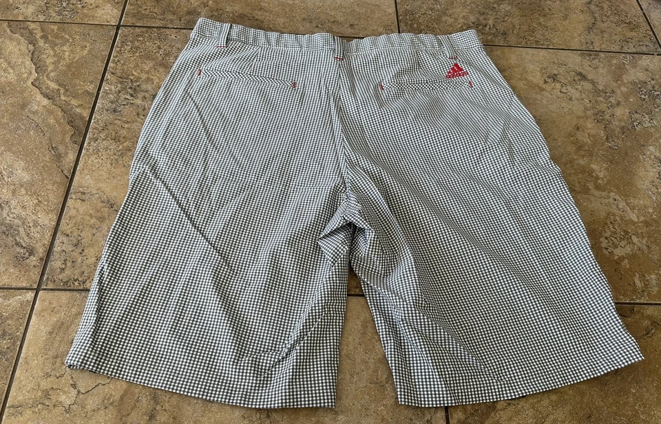 ADIDAS Light Weight Stretch Performance multicolors Golf Shorts Sz 36 Fit 37X10 - Image 3 of 4