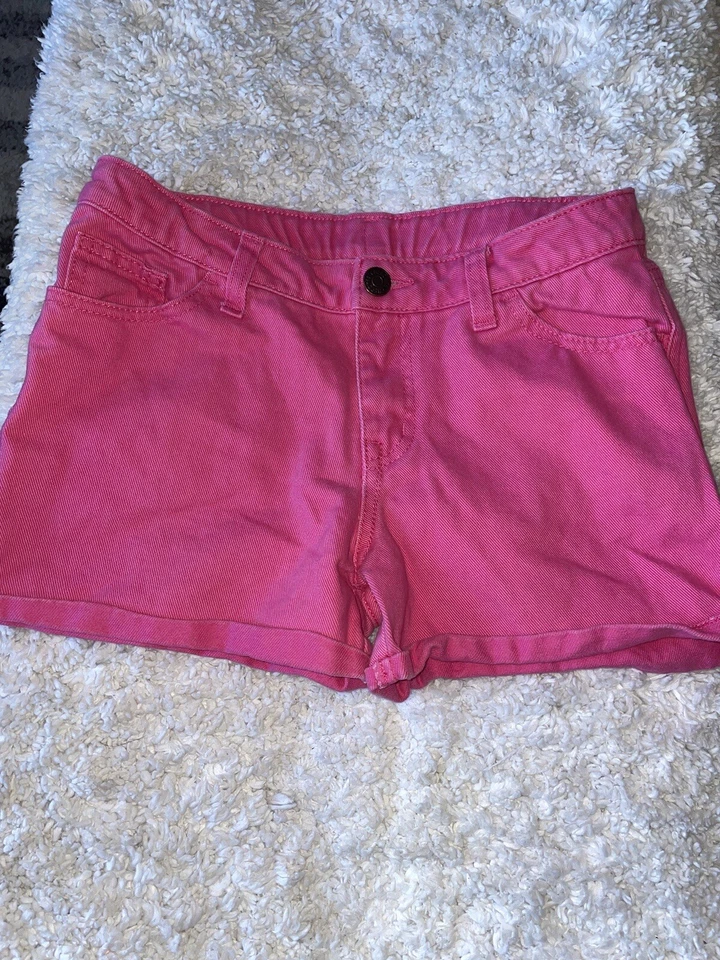 Cherokee girls sz. 14/16 pink jean shorts. Great pair - Image 2 of 4