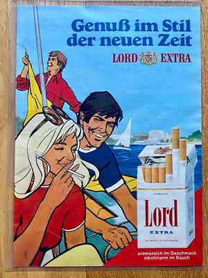 Lord Extra Genuß im Stil der neuen Zeit Original 1972 Vintage Advert Werbung