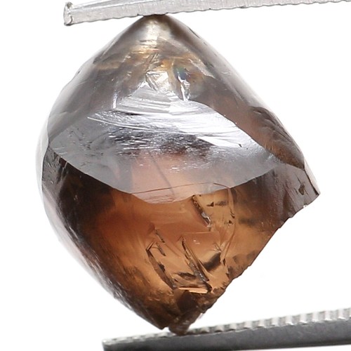 2.56 Ct Natural Loose Rough Shape Diamond 6.80 MM Brown Color Diamond QLB6307 - Picture 10 of 10