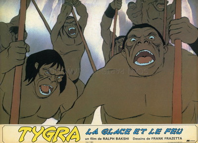 Ralph Bakshi Frank Frazetta Tygra Feuer Und Eis 1983 Vintage Lobbykarte #6