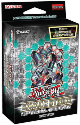 YUGIOH SAVAGE STRIKE SPECIAL EDITION MIN BOX (3 BOOSTERS + PROMO) FACTORY SEALED