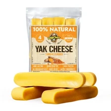Turmeric Yak Chews for Dogs, Healthy Long lasting Preservative Free Yak Dog Chew