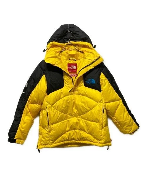 Pull à capuche Supreme x The North Face 800 Fill demi fermeture éclair jaune noir L 2502T
