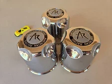AMERICAN RACING Wheels Custom Chrome Wheel Center Cap (Set of 3) # 1425000S