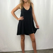 Feel the Piece by Terre Jacobs Racerback Mini Dress in Black Size XS/S