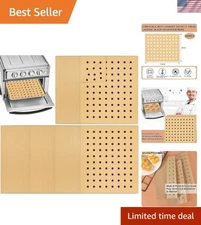 BYKITCHEN Rectangular Baking Parchment - 100 Count, Fits Major Air Fryer Brands