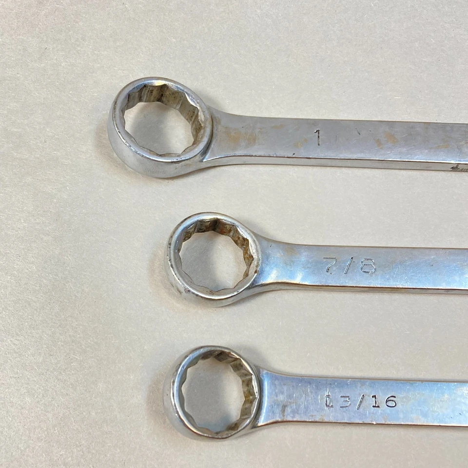 Juego de llaves combinadas Mac Tools 7 piezas SAE 12 puntos serie CW EE. UU. Foto 4 de 4