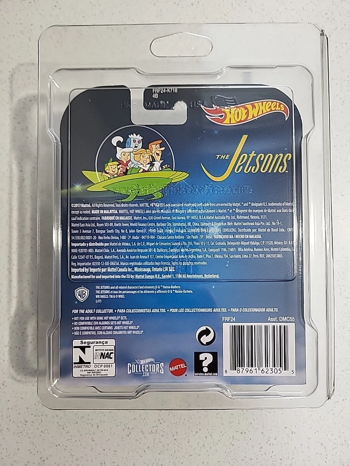 Лот товаров Hot Wheels из 7 Hanna-Barbera Premium поп-культура Flintstones Jetsons  - Изображение 3 из 4