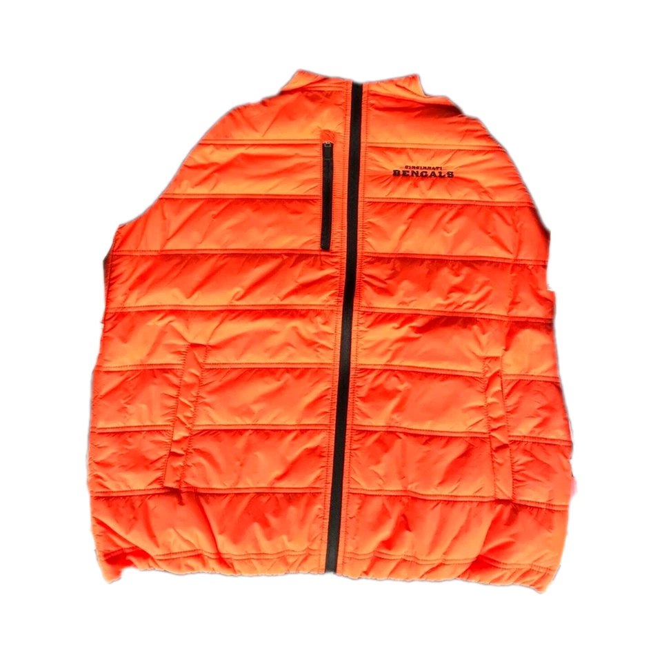 NFL Cincinnati Bengals Men's Reinforcer 3 in 1 With Inner Vest Liner Jacket - Image 3 of 4