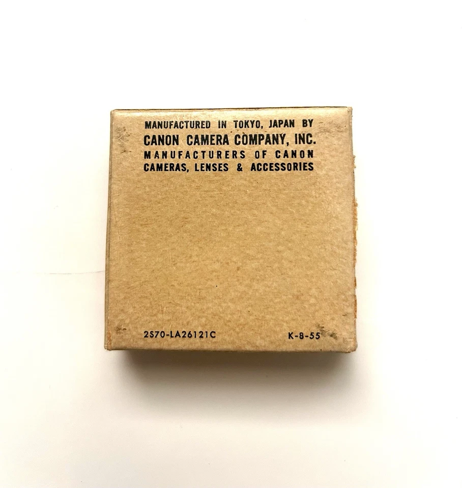📸 Vintage Canon Original Box & Case ONLY For UV Filter 48mm Screw-In Type Japan - Image 4 of 4