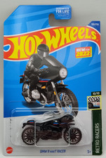 Hot Wheels Retro Racers BMW R NineT Racer-Black-1:64 Scale-Good Card