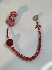 Strawberry Shortcake Junk Journal | Beaded Chain (Pocket Watch Style)