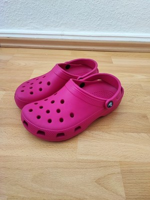 Crocs Classic Clog Sandalen 37-38 M5/W7 Dragon Fruit - Made in Italy - Neuwertig