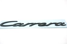 Genuine Porsche Emblem Carrera In Matte Black No.99155923702