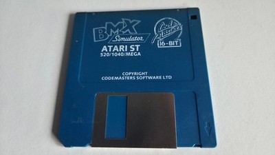 BMX Simulator Codemasters Atari ST Game Disk, ungetestet.