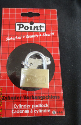 Point Zylinder- Vorhangschloss Schloss 50040 OVP neu!!