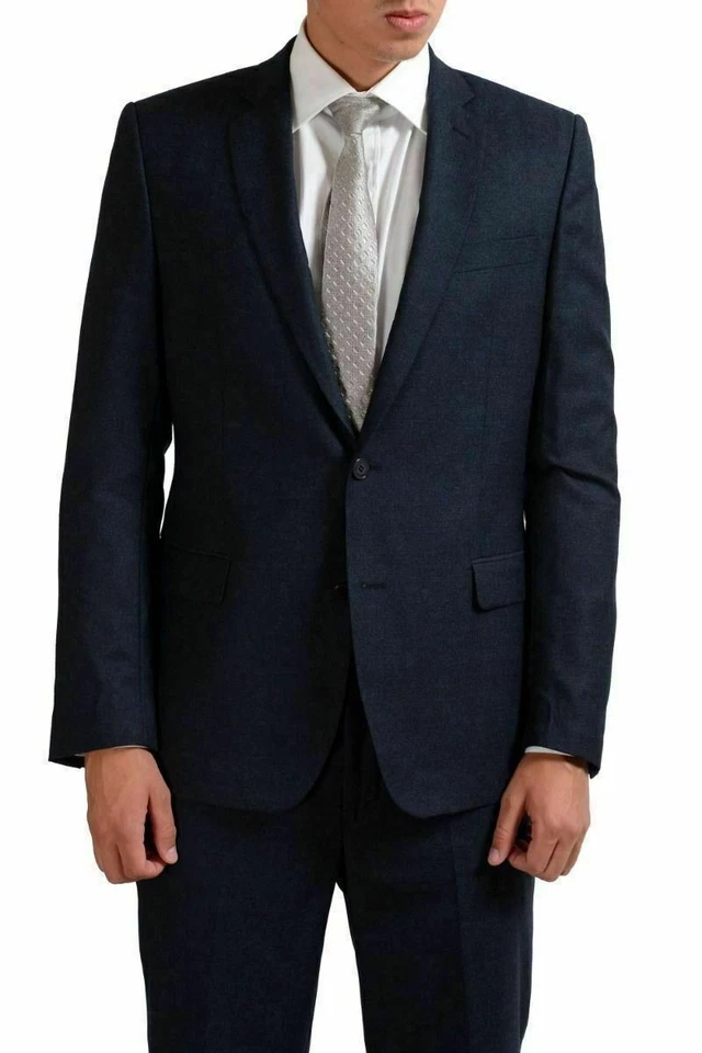 Traje Versace 100% Lana Gris Dos Botones Hombre US 40 IT 50 Foto 4 de 4