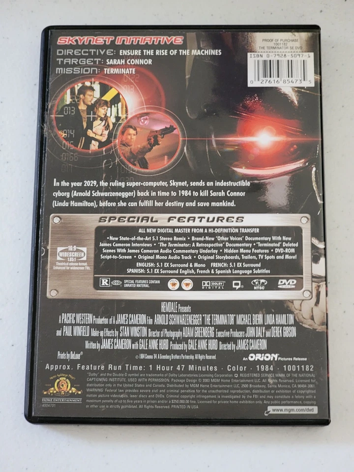 The terminator special edition dvd - Image 2 of 2