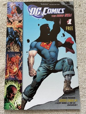 DC COMICS - THE NEW 52 #1 DC Comics Promo Sneak Peek 2011 NM