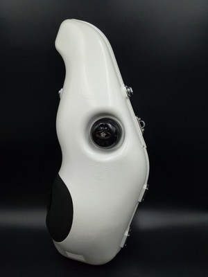 White Electronic Tenor Saxophone Mute Silencer Sax Partner for sax player indoor