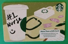 STARBUCKS GIFT 2026  #1 NURSE  BRAND NEW  GRE...