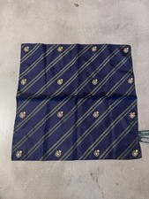 Lauren Ralph Lauren Crest Striped Pocket Square