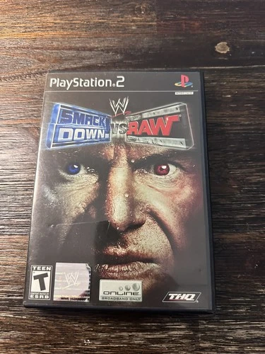 WWE SmackDown vs Raw Sony PlayStation 2 PS2 Case Manual