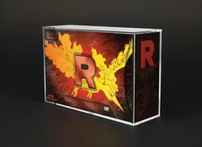 Pre-Order Pokemon UPC Team Rocket's Moltres Acrylic Case 8mm Magnetic